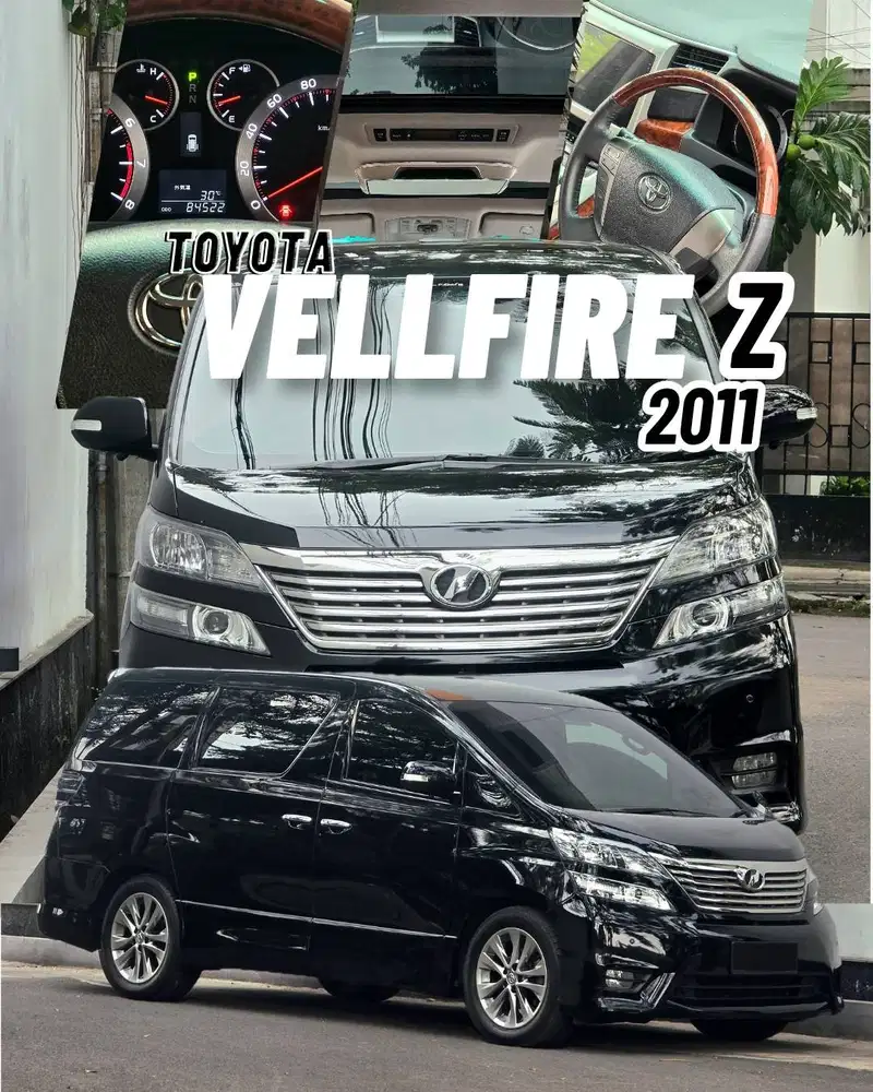 LOW KM !!! Toyota VELLFIRE Z 2011 Kondisi Istimewa Good Condition