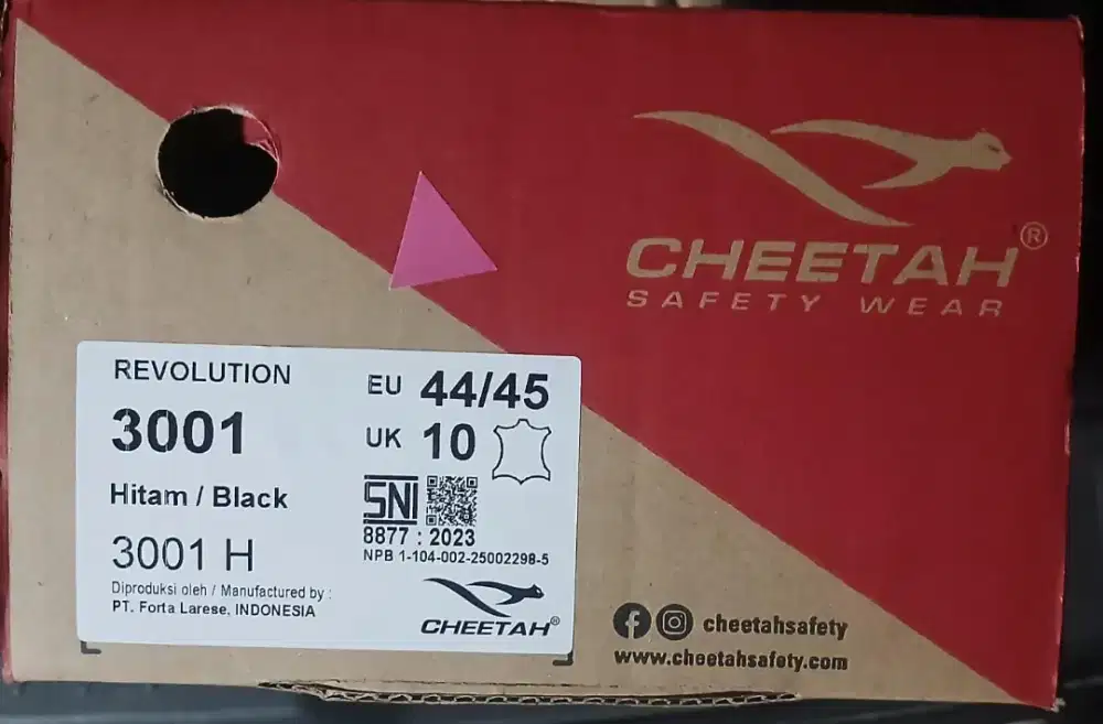 Sepatu safety cheetah