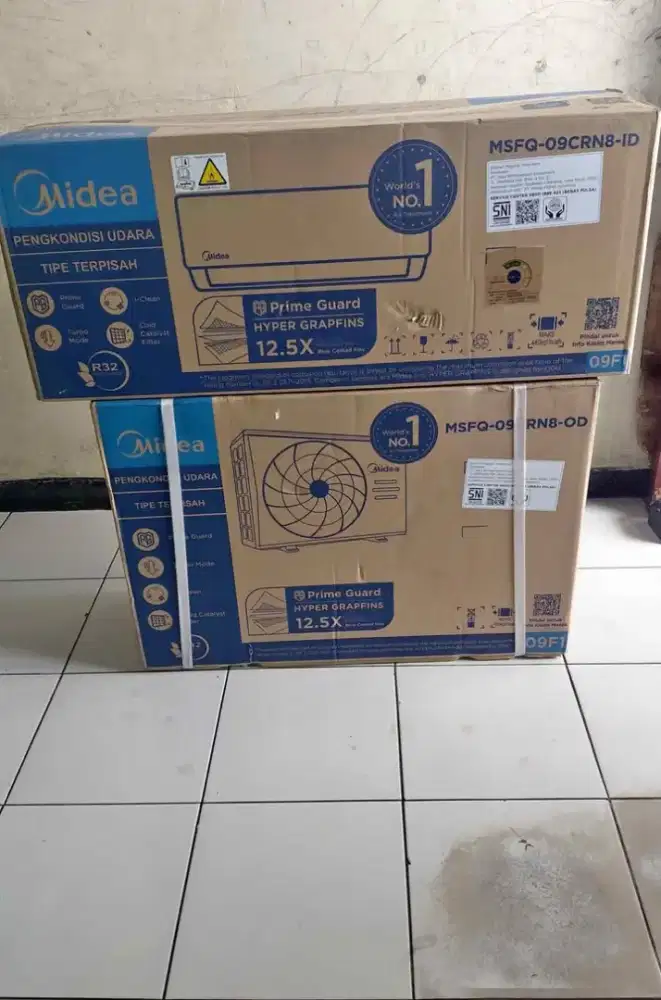 Ac midea 1/2PK baru