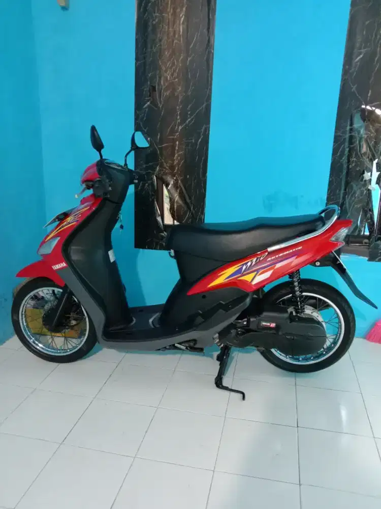 Mio sporty 5TL tahun 2006 asli warna merah DEEP RED METALLIC K.