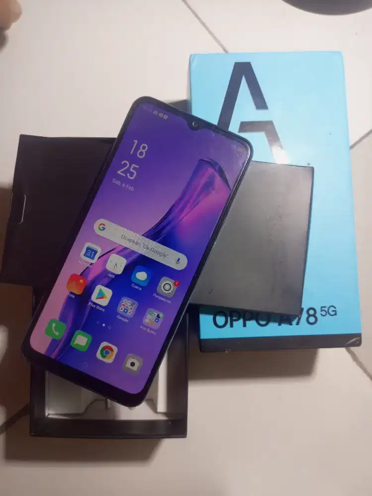 OPPO A78 5G Ram 8/256gb Fullset