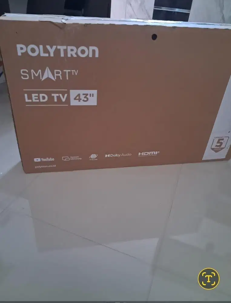 Smart TV Polytron 43 Inch & Kompor tanam Nico Cooker Hood Nico