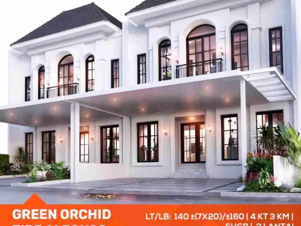 Rumah Baru Siap Huni Green Orchid Residence Suhat Malang  Diskon PPN Sampai 220 Juta