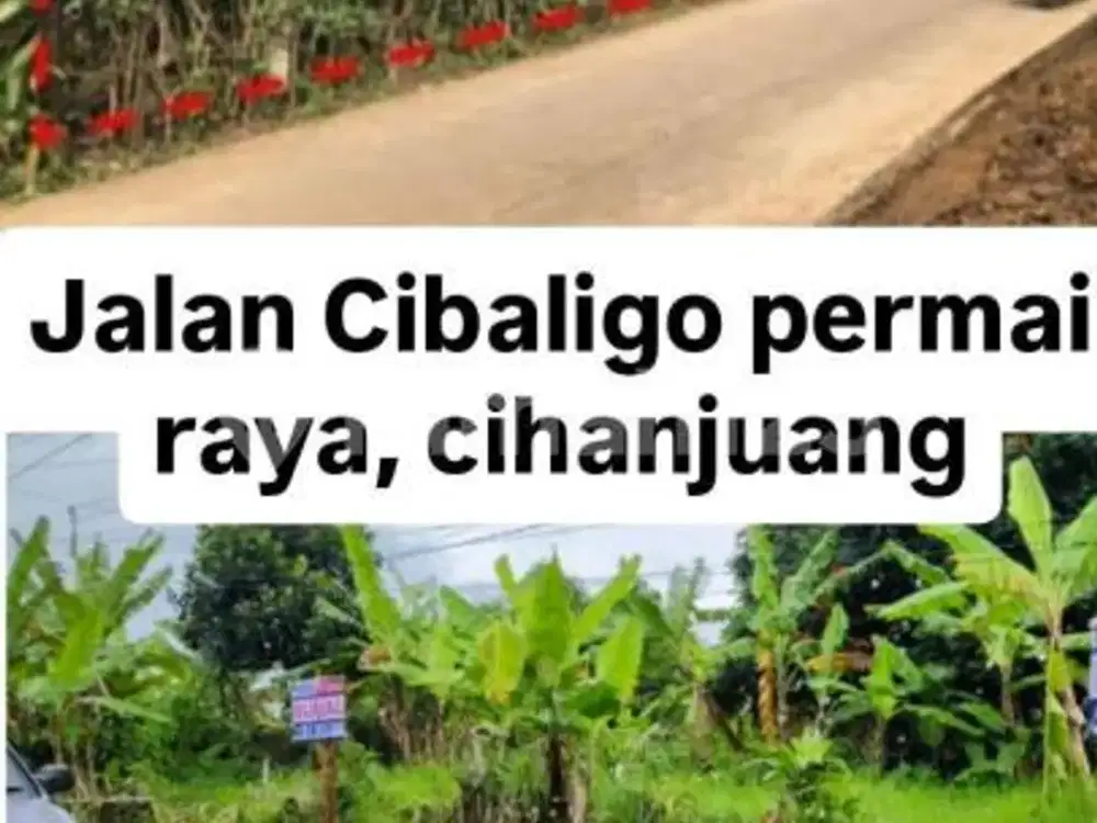 Tanah di Cihanjuang Cocok Utk Villa dan Wisata