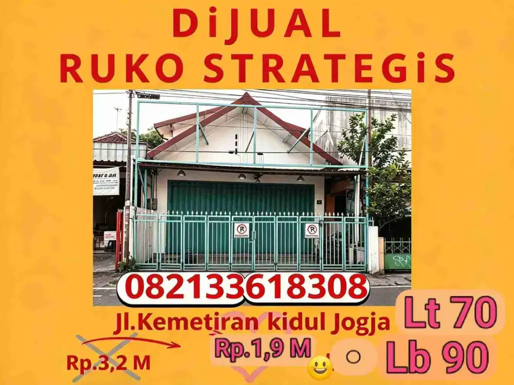 ruko strategis Yogyakarta