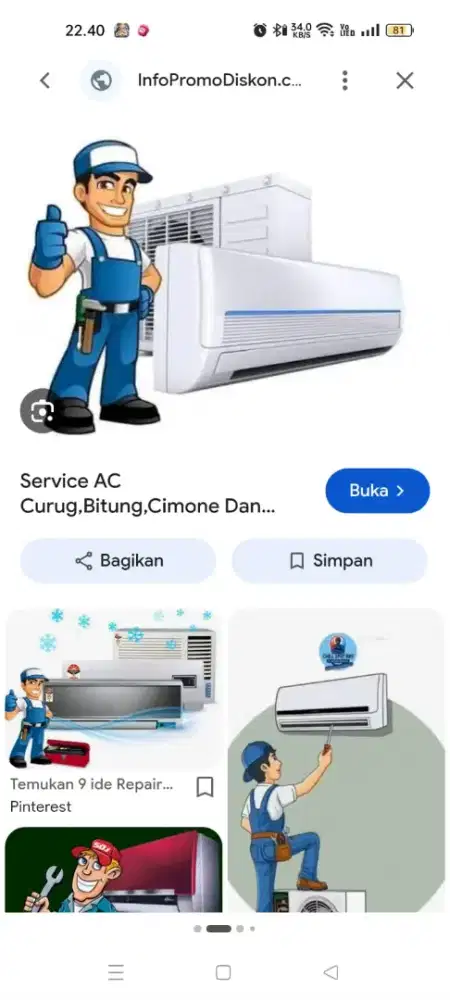 Servis dan cuci ac