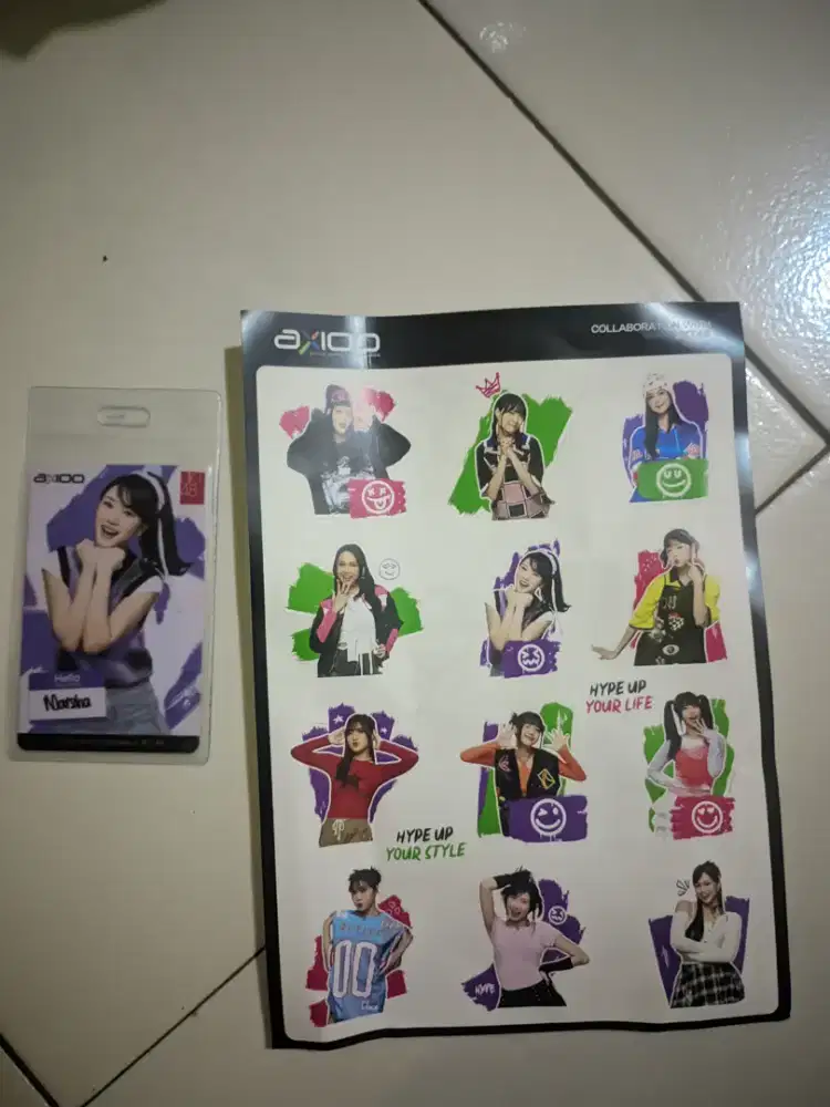Photocard Marsha jkt 48 dan sticker