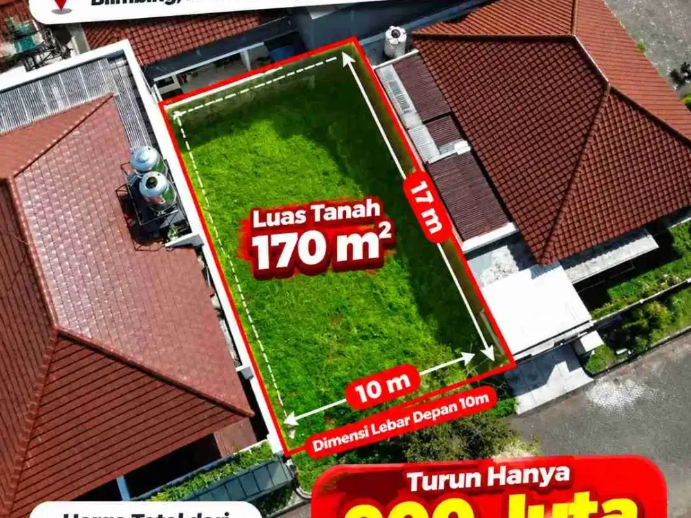 Dijual Tanah kavling di Perumahan Graha Kencana, Blimbing, Kota Malang