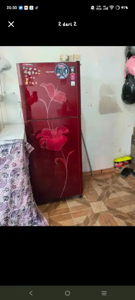 Jual kulkas 2 pintu politron