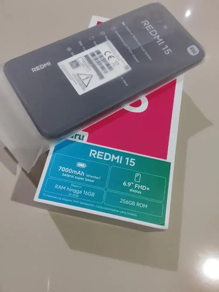 Xiami Redmi 15 Fullset No minus ,Garansi Resmi juli 2027