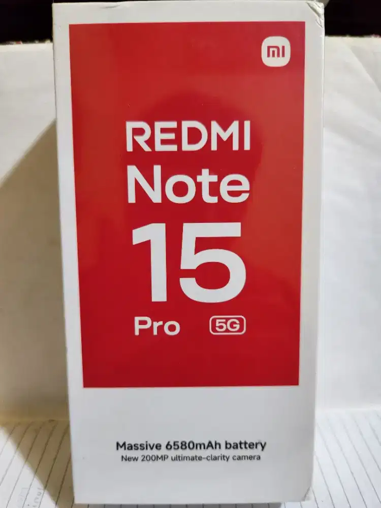 Redmi Note 15 Pro 5G 8/256gb Baru Segel Resmi