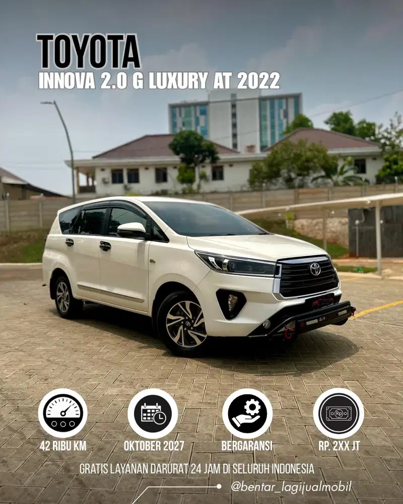 [Istimewa] Toyota Innova G 2.0 Luxury AT 2022