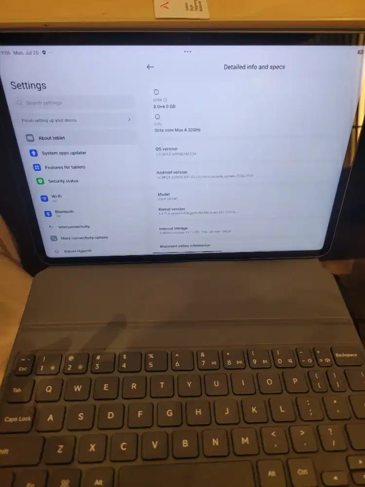 Xiaomi tab Pad 8 Pro 8/256GB