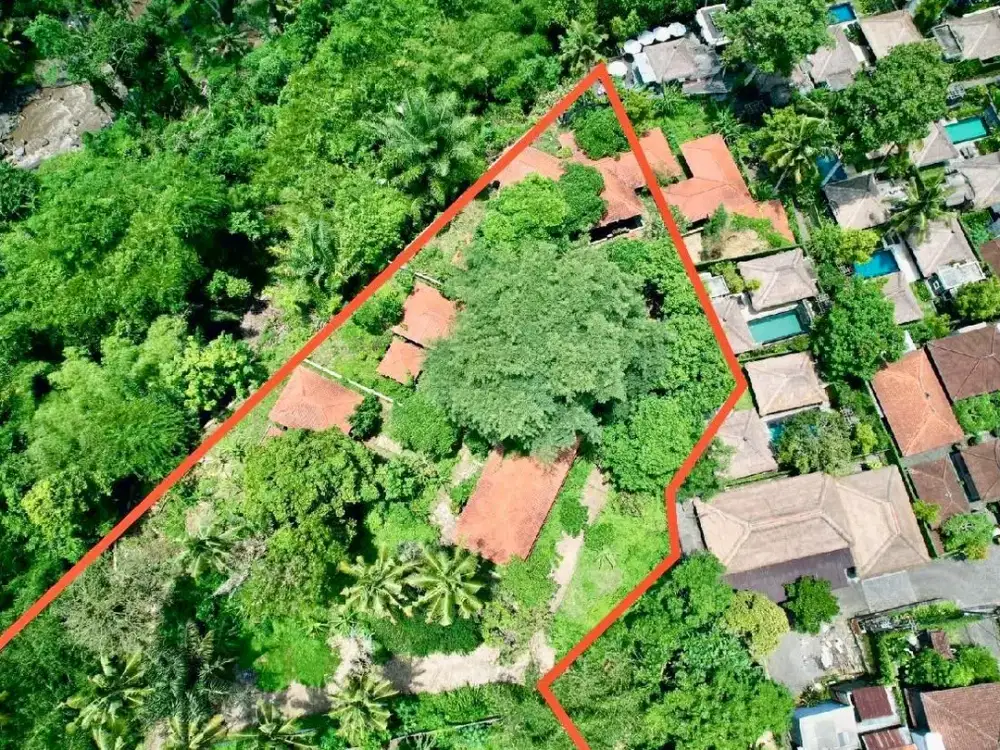 Tanah los sungai & view sawah sayan ubud