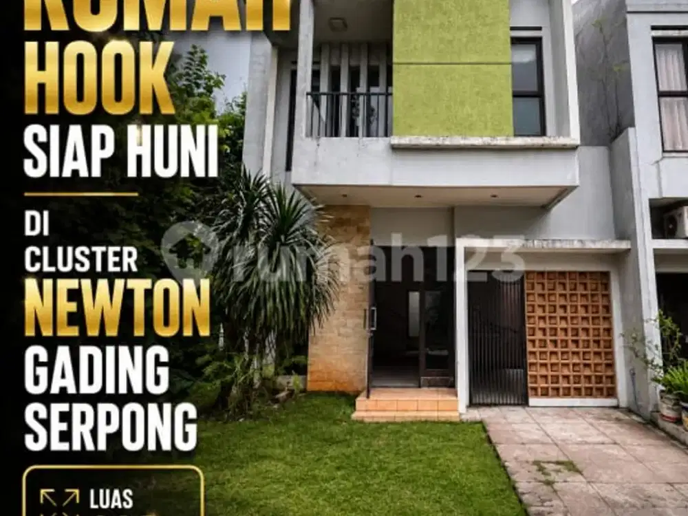Disewakan Rumah Hook Siap Huni di Cluster Newton - Gading Serpong