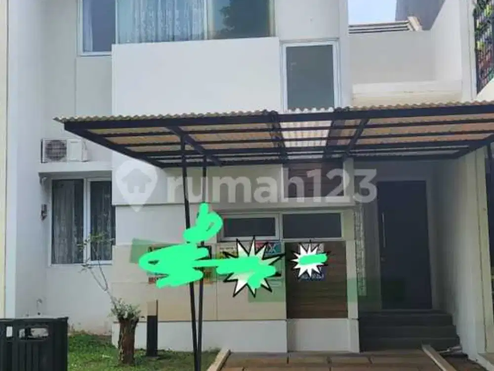 Disewakan Rumah 2 Lantai Hadap Barat di The Eminent Ingenia BSD