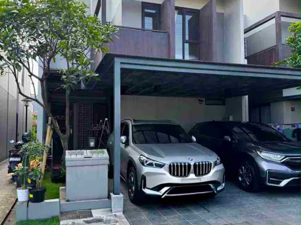rumah lux 2 lantai summarecon bonus full furnished