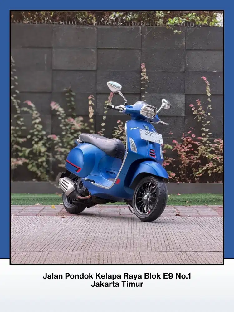 TERMURAH PIAGGIO VESPA SPRINT S150 IGET ABS FACELIFT TH 2019 BLUE