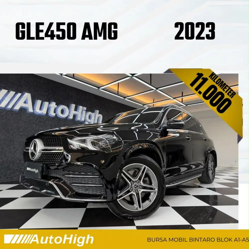 DP10% [Km11.000] GLE450 AMG 2023 Black / GLE 450 Reg 2024 #AUTOHIGH
