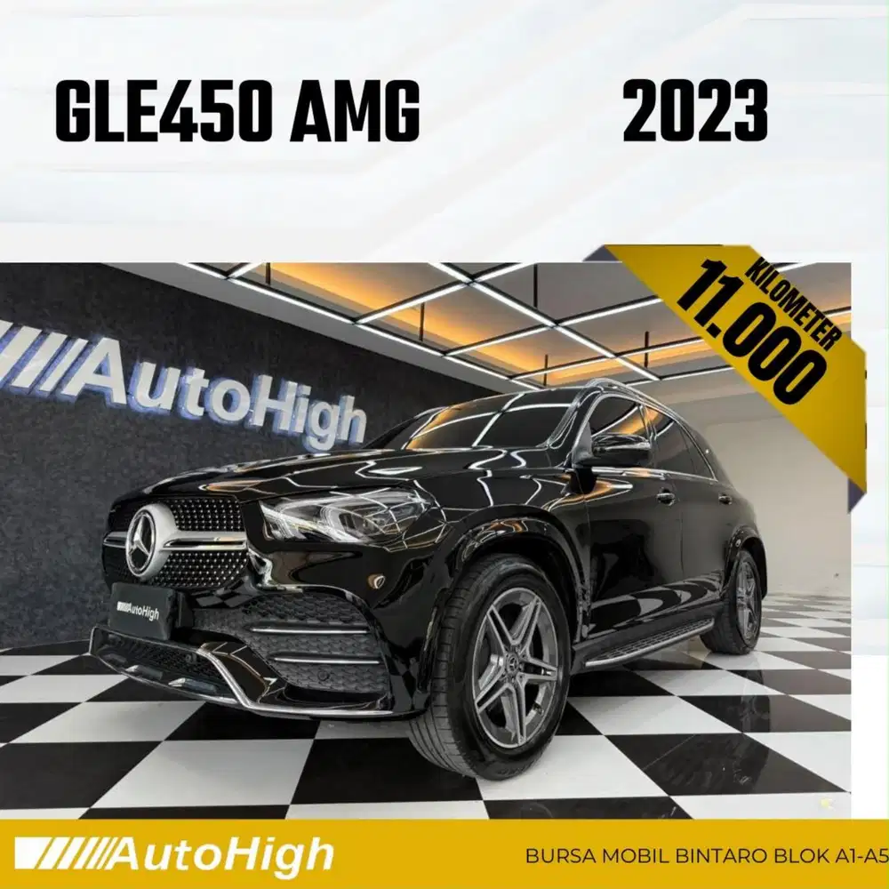 DP10% [Km11.000] GLE450 AMG 2023 Black / GLE 450 Reg 2022 #AUTOHIGH