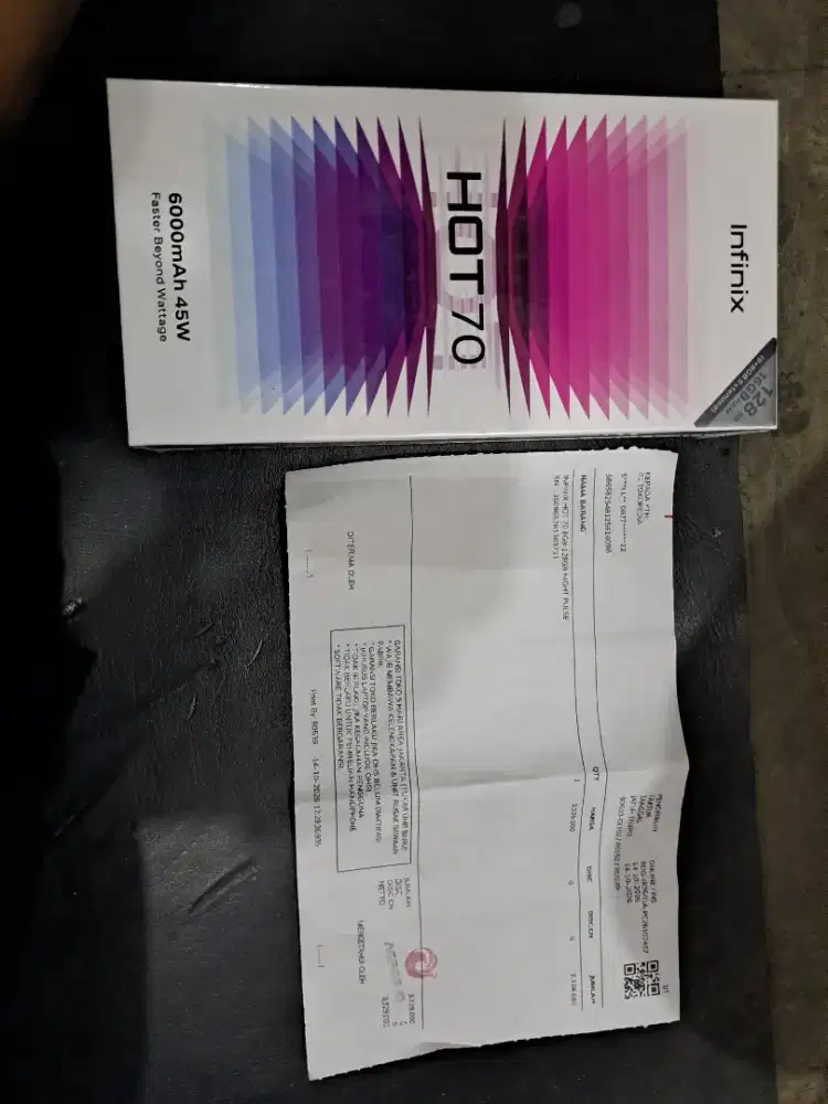 Infinix Hot 70 ram 8/128 New