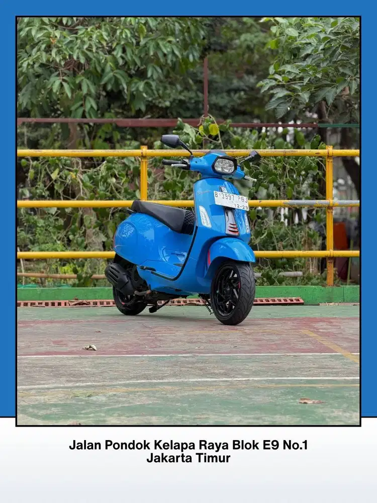 TERMURAH VESPA SPRINT S150 IGET ABS FACELIFT NEW MODEL TH 2024 BLUE