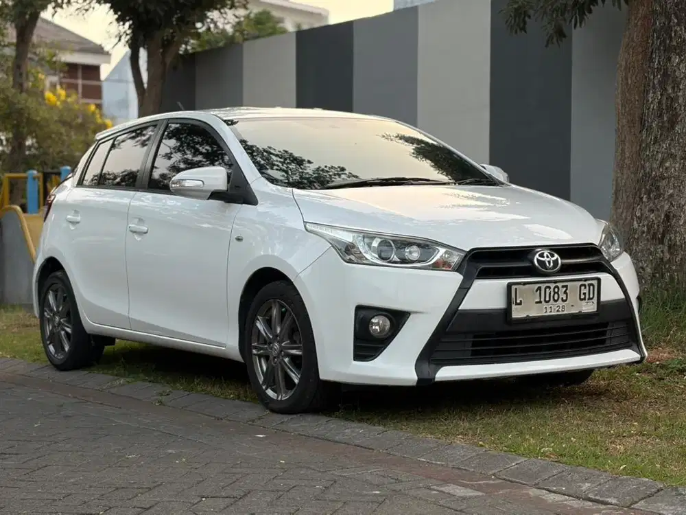 Yaris G 2014 Matic Low Km Putih Istimewa Low