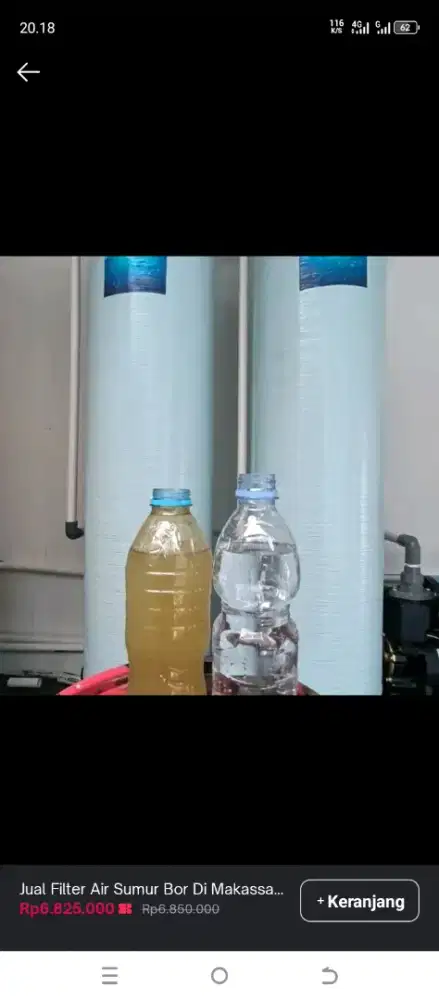 Filter air rumah tangga saringan penjernih air