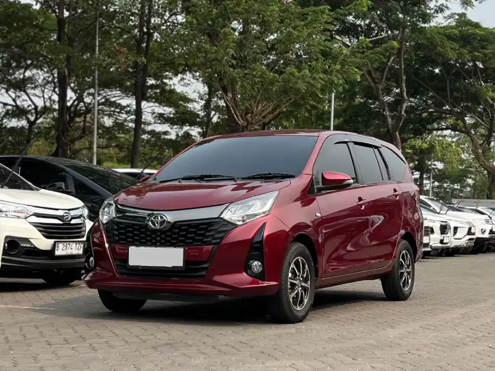LOW KM SIAP PAKAI!! TOYOTA NEW CALYA 1.2 G AT MATIC 2025 MERAH KM 26RB
