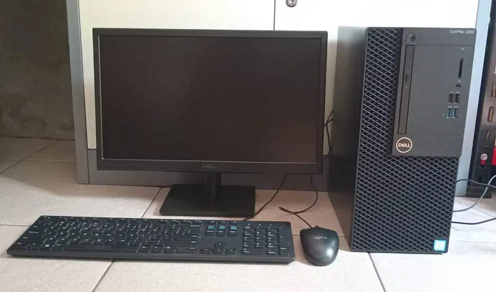 PC Built Up Dell Core i5 Gen8 Fullset Siap Pakai