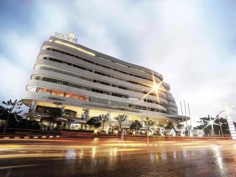 FOR RENT SPAZIO TOWER 24 hours PERKANTORAN MODERN DEPAN PAKUWON MALL SGA 192m2 TERMURAH