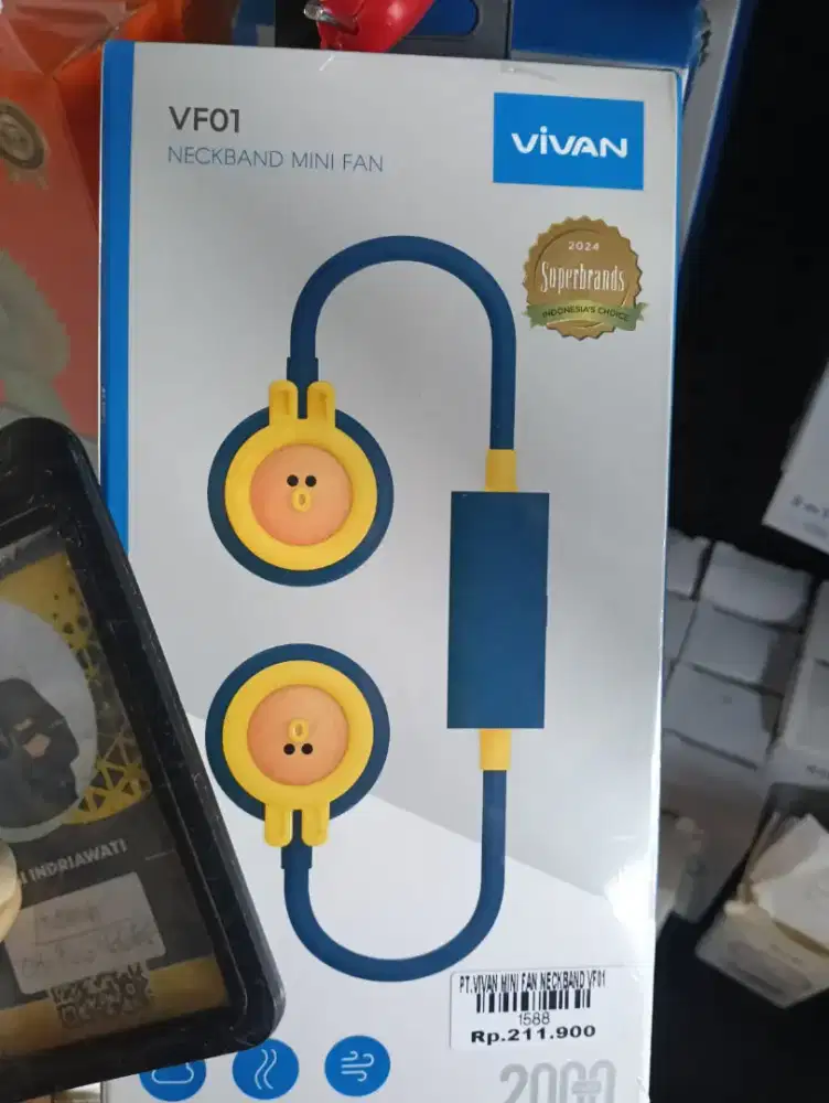 VIVAN MINI FAN NECKBAND VF01 | ATLANTIS DAHSYAT