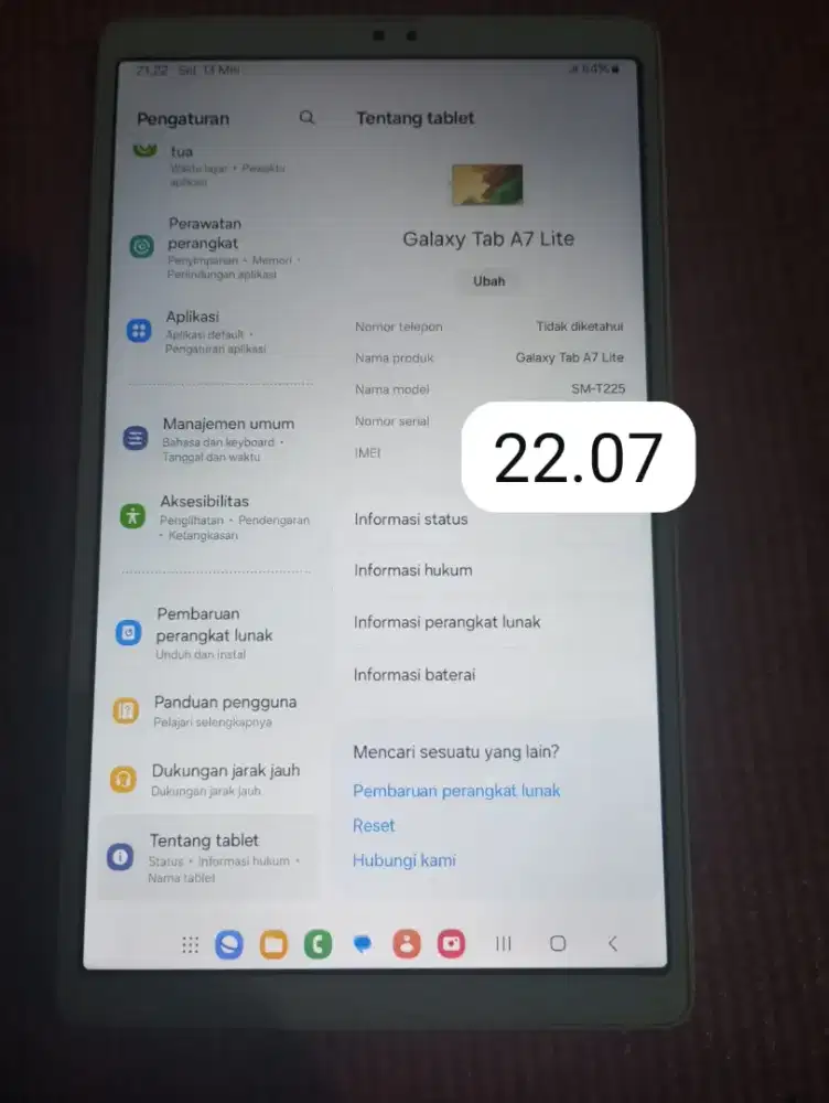 Galaxy TAB A7 lite