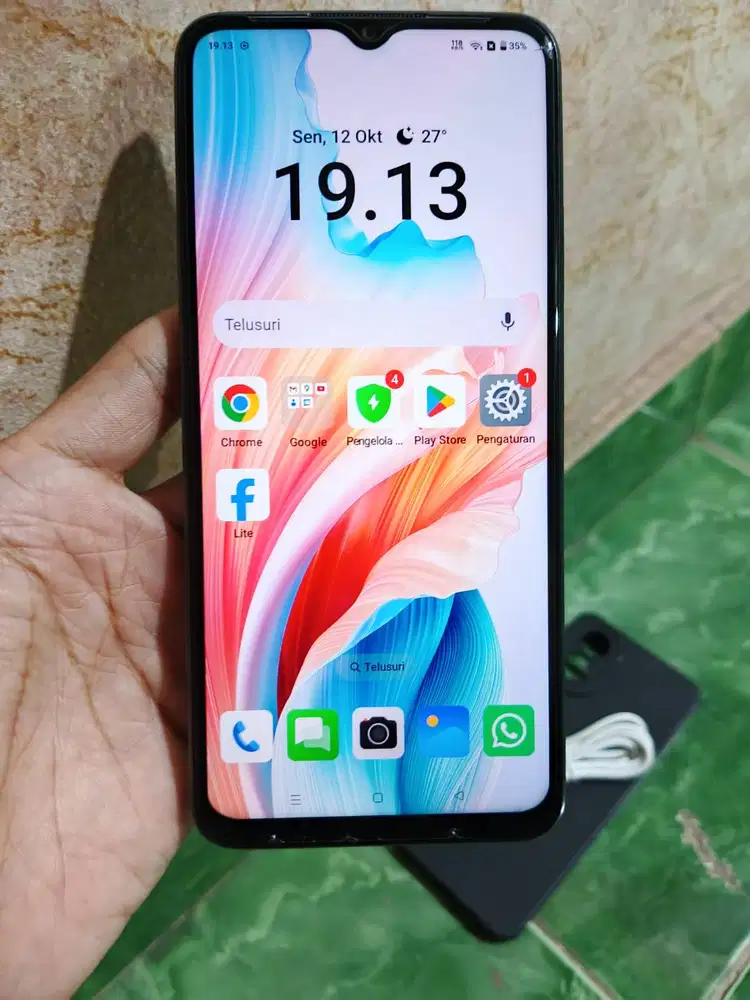 Oppo a38 4+4/128 kel hp kabeldata
