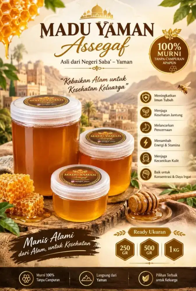 Madu Asli Yaman100%