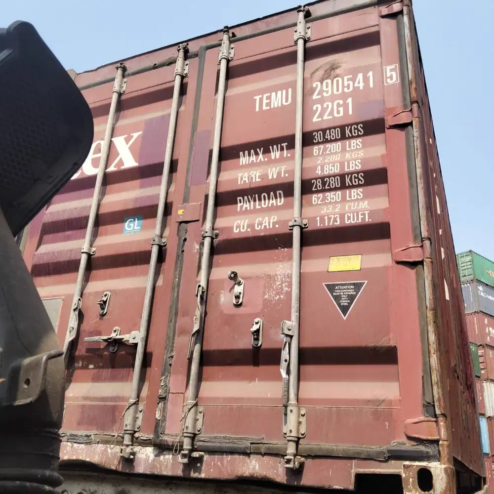 Jual Kontainer Dry 20Ft siap pakai
