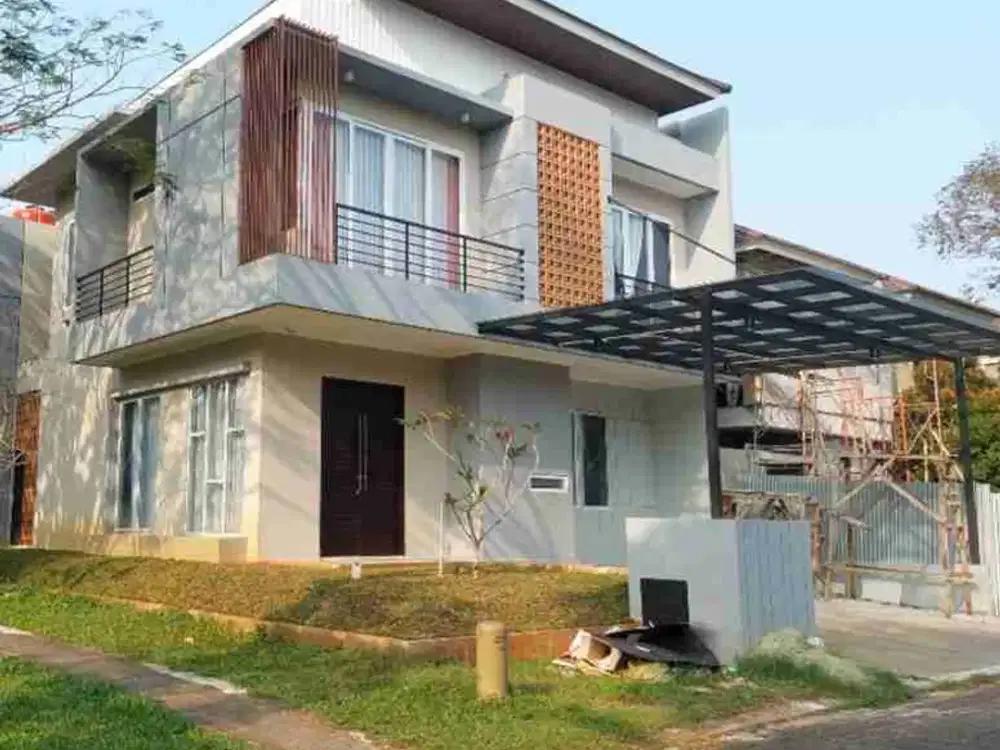 Rumah furnished foresta bsd bangunan mandiri