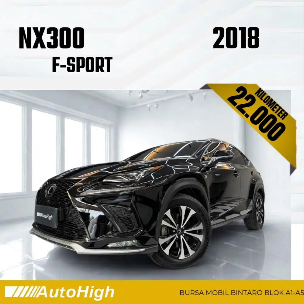 DP10% [Km22.000] NX300 F-Sport 2018 Black / NX 300 Reg 2019 #AUTOHIGH