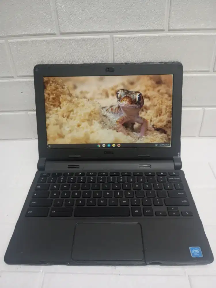 Dell Chromebook 11 Intel N2840 RAM 4GB SD eMMC 32GB 12 Baterai 8jam.
