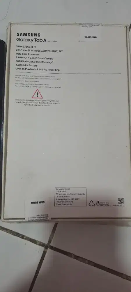 Tablet samsung tab A 8 inch