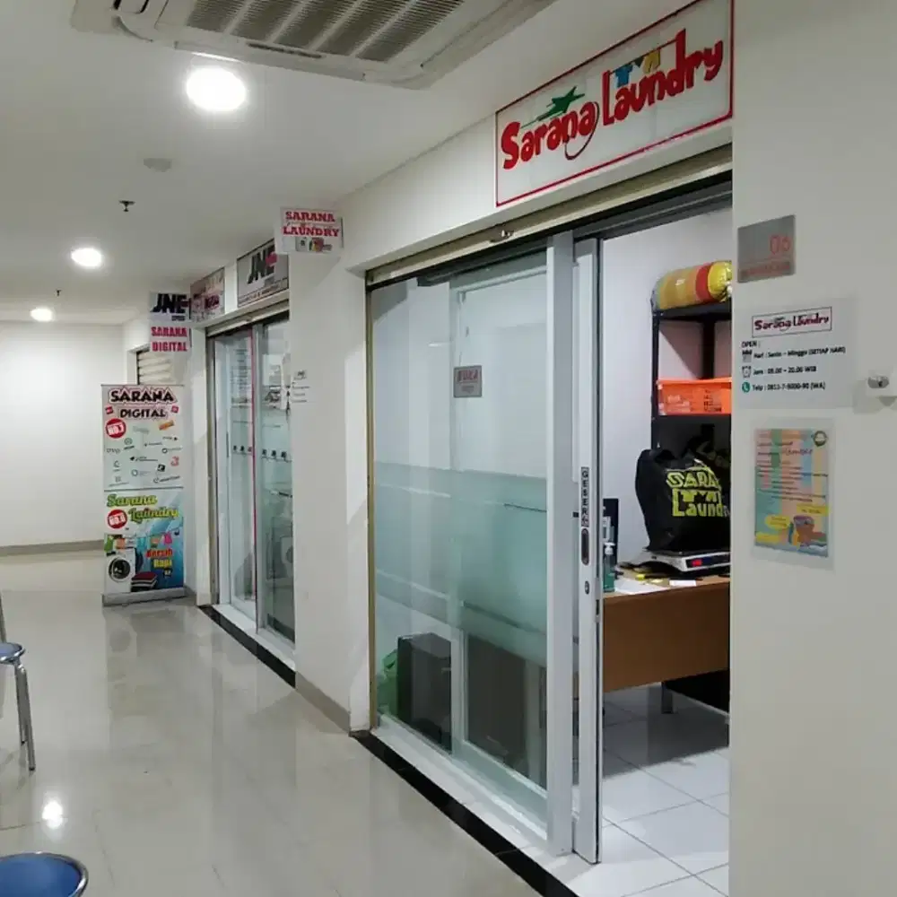 DISEWAKAN KIOS RIVERVIEW TOWER MAHAKAM SIAP PAKAI (ADA PINTU KACA)