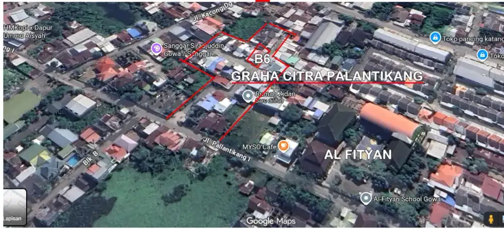 DIJUAL RUMAH DI SUNGGUMINASA
Dekat dengan SMA Islam AL FITYAN