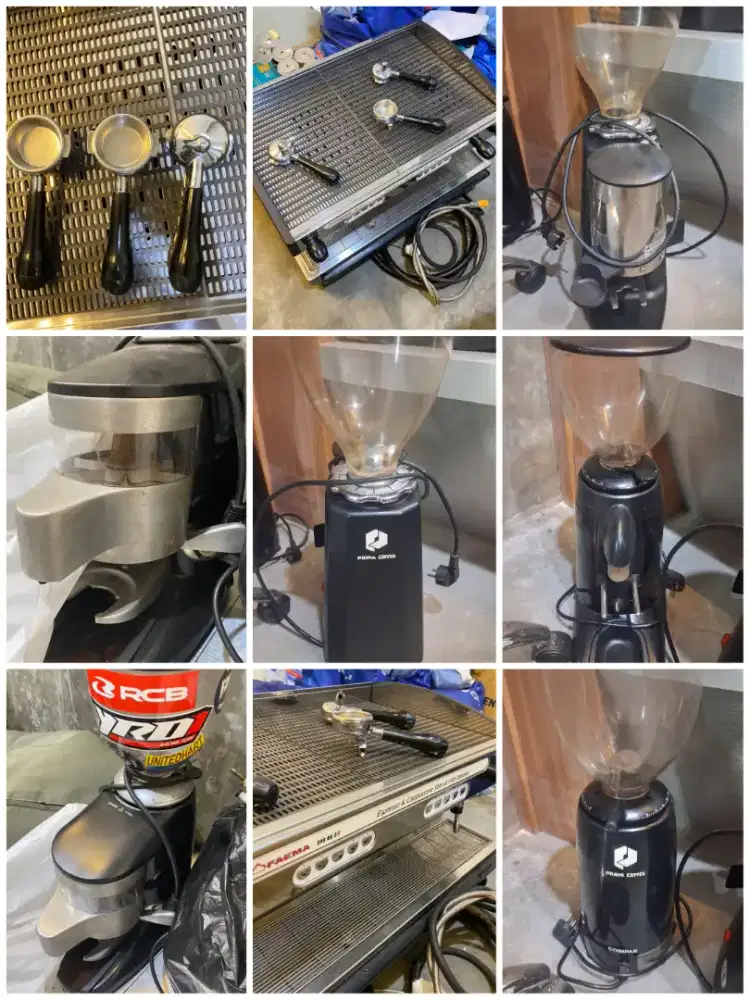 mesin faema italy E98 RE. grinder compak k3