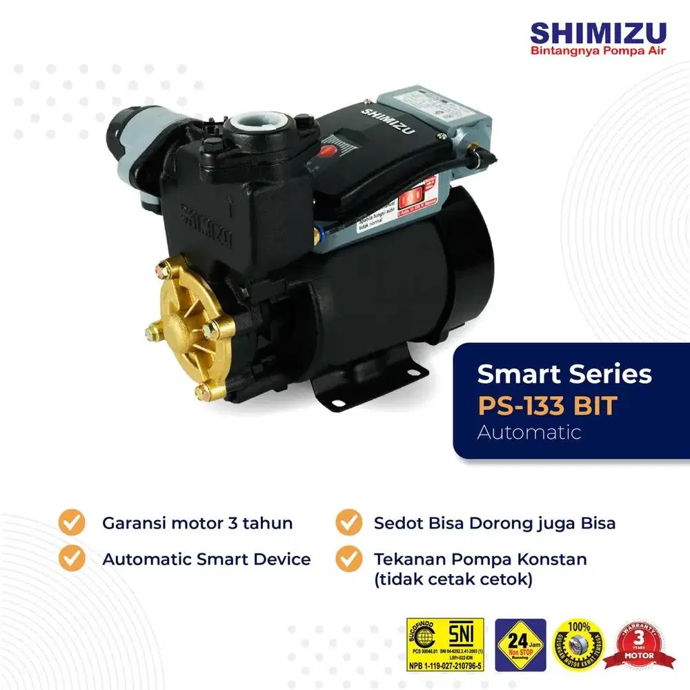 Pompa Air Otomatis Shimizu PS-133 BIT