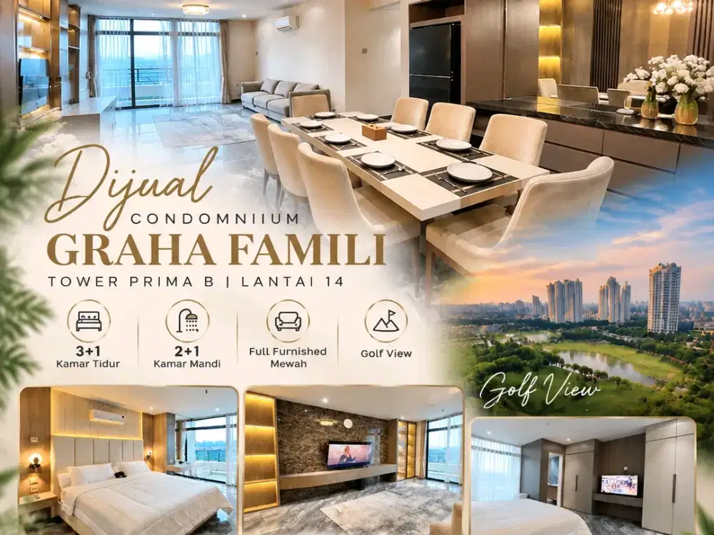 JUAL CEPAT CONDOMINIUM GRAHA FAMILY MEWAH LANTAI 14