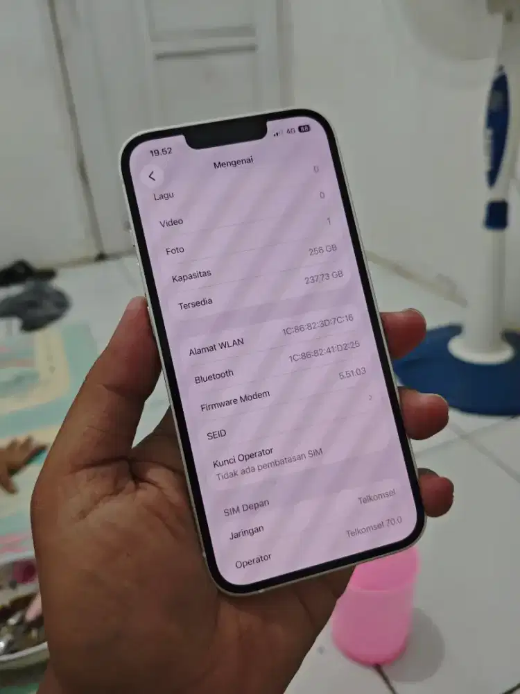 Iphone 13 256GB Putih Inter