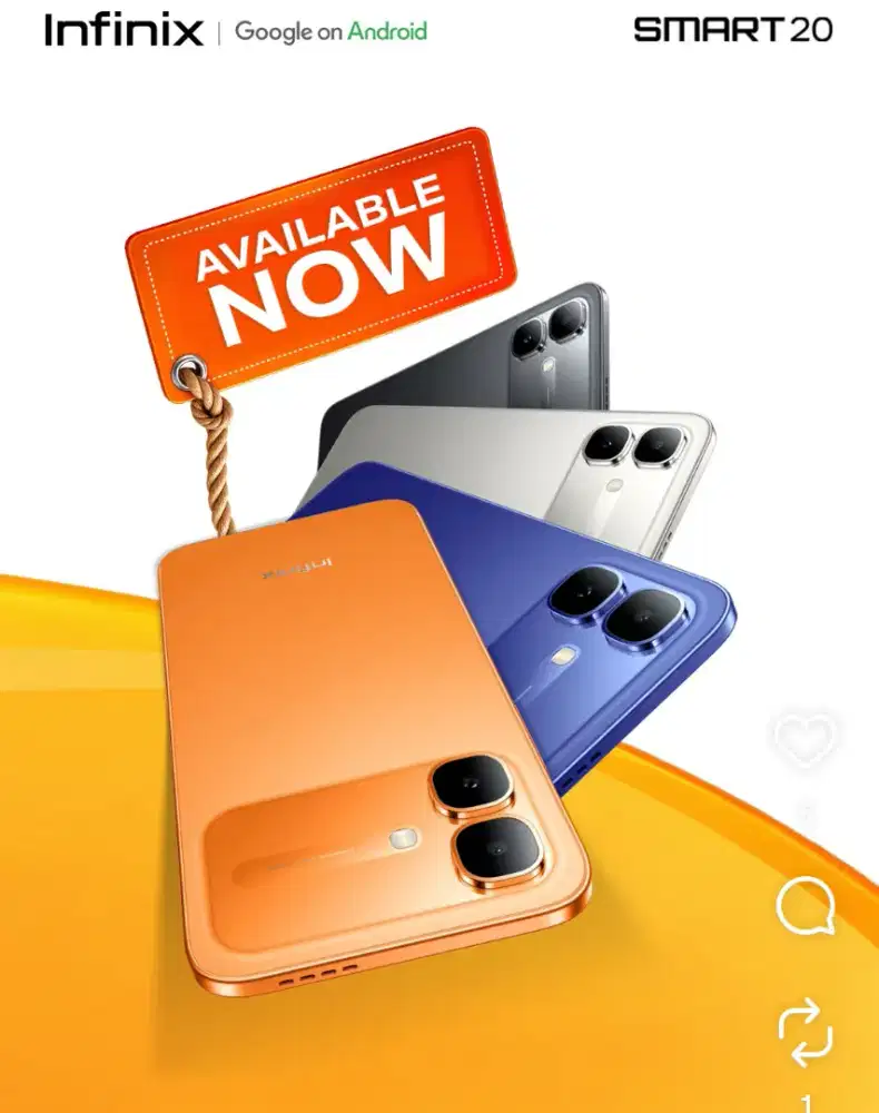INFINIX SMART 20 8/64GB 'ATLANTIS DAHSYAT'
