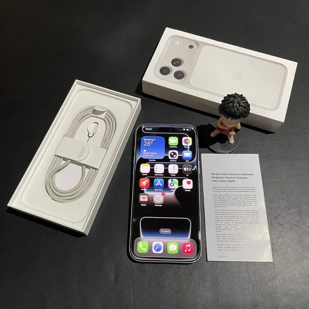iPhone 17 Pro Max 256gb iBox Aktif Silver Fullset Original