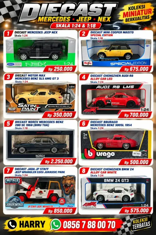 Koleksi diecast jual semua
