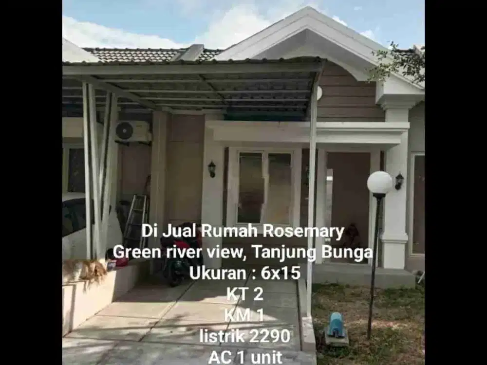 Dijual Rumah di Green River View Cluster Rosemary Makassar